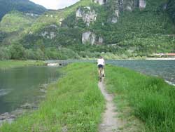 in bici sul biotopo